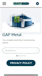 Mobile Screenshot of gap-metal.co.uk